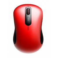 Top Sync TS388 Wireless Mouse, Nano Receiver, Red