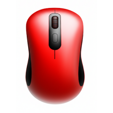 Top Sync TS388 Wireless Mouse, Nano Receiver, Red