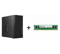 (Limit 12) Antec VSK3000E-U3 Micro-ATX Mid-tower Computer Case - Black + Kingston KCP432NS6/8 8GB DDR4 3200Mhz DIMM Desktop Memory (New)