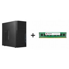 (Limit 12) Antec VSK3000E-U3 Micro-ATX Mid-tower Computer Case - Black + Kingston KCP432NS6/8 8GB DDR4 3200Mhz DIMM Desktop Memory (New)