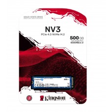 Kingston NV3 500GB M.2 2280 NVMe PCI-e 4.0x4 SNV3S/500G, New (R:5000MB/s, W:3000MB/s)