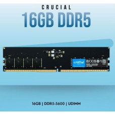 (Limit 12) Crucial DDR5 16GB 5600MHz CL46 U-DIMM Desktop Memory (Retail Pack)