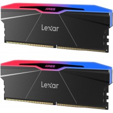 (Limit 12) Lexar ARES RGB(Black)DDR5 32GB 6000MHz CL30 (16GBx2) UDIMM Desktop Memory