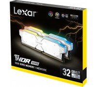 Lexar THOR RGB(White)DDR5 32GB 6000MHz CL38 (16GBx2) UDIMM Desktop Memory