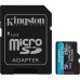 Kingston MicroSD Card 256GB Canvas Go!Plus C10/UHS-I (U3) V30 170MB/S