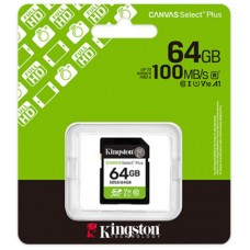 Kingston SD-CARD 64GB Class10 SDXC/UHS-I (U1) V10 SDXC 100MB/s