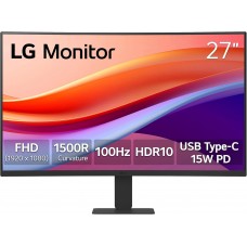 LG 27U421A-B Curved 27"inch FHD 5ms USB-C/HDMI Monitor (New)