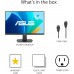 ASUS VA24EHF 24" 1080P IPS FHD 100Hz Frameless Gaming Monitor, HDMI/VESA, New