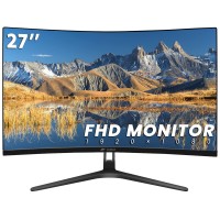 (Curved) CRUA CR270BM-C 27" FHD 100Hz, 1920*1080, 5ms, HDMI & VGA, VESA Mount, Monitor, Curved