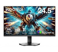 (200hz), KOORUI G2511P IPS 24.5'' 200Hz 1920*1080 1ms HDR400 HDMIx2/DP VESA Gaming Monitor, New