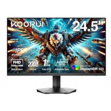 (200hz), KOORUI G2511P IPS 24.5'' 200Hz 1920*1080 1ms HDR400 HDMIx2/DP VESA Gaming Monitor, New