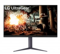 LG UltraGear 32" QHD 2560x1440 180Hz 1ms (GtG) Height Adjustable (HDMIx2, DPx1, VESA) Gaming Monitor, New