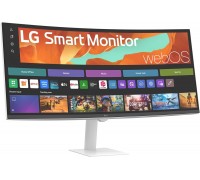 LG Smart Gaming Monitor 34" WQHD Curved Display with webOS - White, (HDMIx2 SPK VESA), New