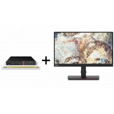 LENOVO M900 Tiny: i5-6500T 2.50GHz 8G 500GB + Lenovo ThinkVision T22i-20 21.5" 16:9 IPS 1080p Monitor (HDMI/DP/VGA/VESA), 30 Days Warranty