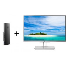 DELL 7070 Ultra Mini: Core i5-8265U 1.60GHz 8G 256GB-NVMe + HP EliteDisplay E223 21.5'' Monitor (HDMI/DP/VGA/VESA), 30 Days Warranty