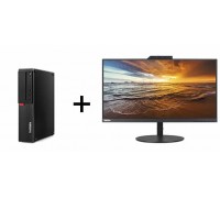 Lenovo M920S SFF: Core i5-8500 3.00GHz 8G 500GBsataHDD + Lenovo T24V-10 1080p HDMI/DP/VGA Monitor CAM SPK, Refurbished, 30 Days Warranty