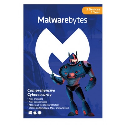 Malwarebytes Premium 5-User 1-year