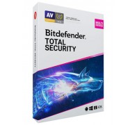 Bitdefender Total Security 5-Device 1-Year BIL with VPN 200MB/Day, PKC Retail, BIL (EN/FR)