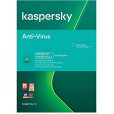 Kaspersky Anti-Virus 1-User, 1-Year License PKC DVD Case