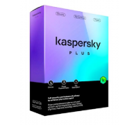 Kaspersky Plus 5-Device - 1 year with unlimited VPN retail box, PC/Mac/Android, English/French (Bilingual)