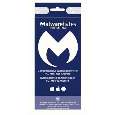 (PC/MAC/Android) Malwarebytes Premium 1-User / 1-yr Licence
