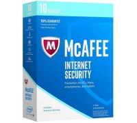 McAfee Internet Security 10-Devices 1-Year PC/Mac/Android