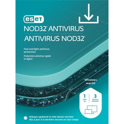 ESET NOD32 Antivirus V11 3 devices/1yr retail sleeve package (BIL) PC/MAC/Linux ESET NOD32 Antivirus V11 3 devices/1yr retail sleeve package (BIL) PC/MAC/Linux