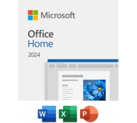 Microsoft Office Home 2024 (1-User License, Product Key Code), Retail Box