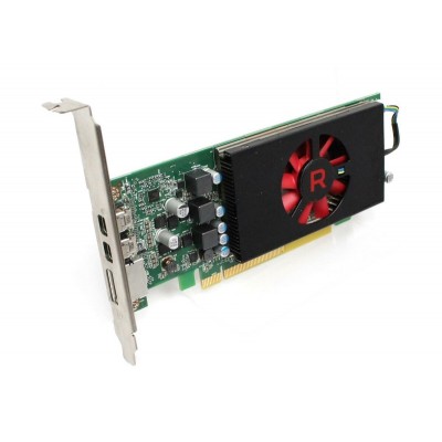 Dell D091 AMD Radeon RX550 4GB GDDR5 PCIe3.0 x16 MDPx2+DP Long-Profile Video Card, Pulled