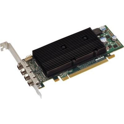 Matrox M9148 1G DDR2 SDRAM PCI-E Long-Profile video card (MDPx4), pulled, 30-Day warranty