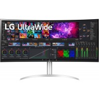 LG 40WP95C-W 40 Inch 5K2K, 5120 X 2160 UltraWide Monitor with 5ms 72Hz IPS Display AMD Freesync, Curved Monitor, White