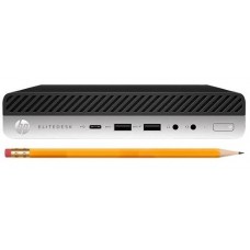HP 800 G4 Tiny: Core i5-8500T 2.10GHz 8G 256GB-NVMe (USB-C) w/AC