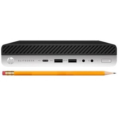 HP 800 G4 Tiny: Core i5-8500T 2.10GHz 8G 256GB-NVMe (USB-C) w/AC